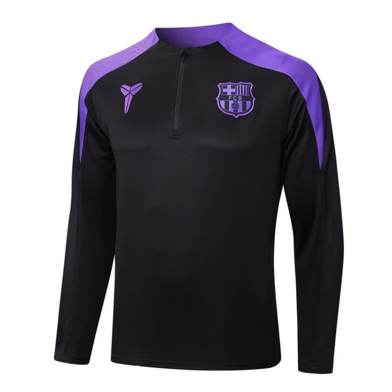 Barcelona 2025/26 Trainingsanzug - Schwarz/Lila