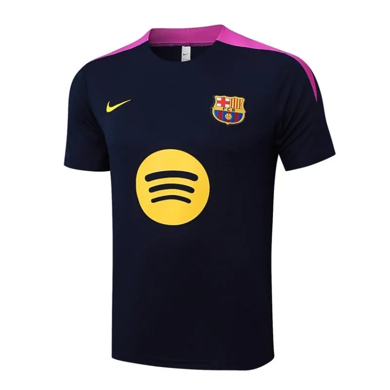 Barcelona 2025/26 Trainingsshirt + Shorts - Schwarz/Rosa
