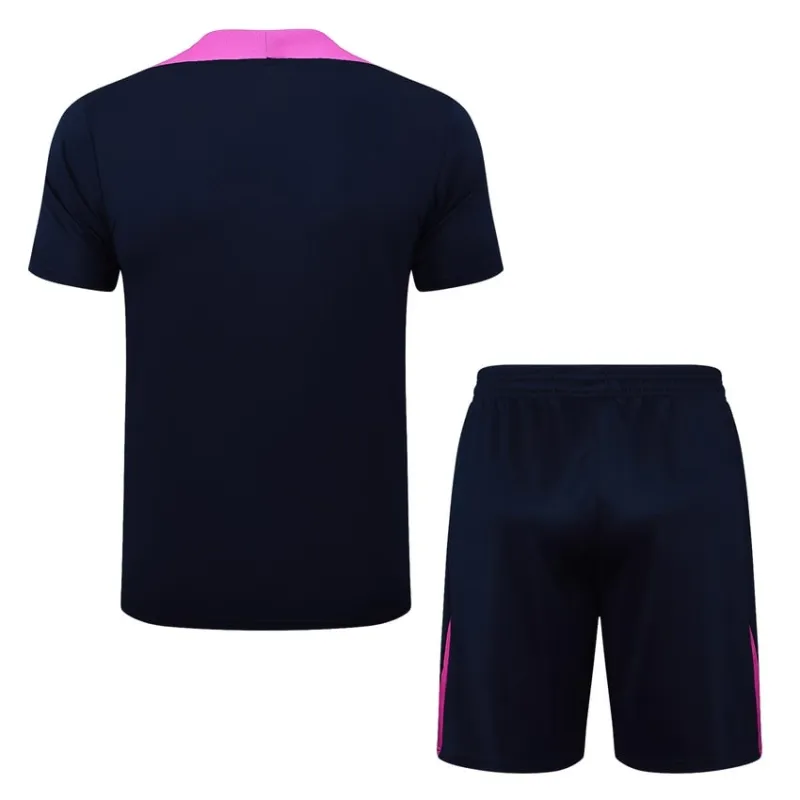 Barcelona 2025/26 Trainingsshirt + Shorts - Schwarz/Rosa