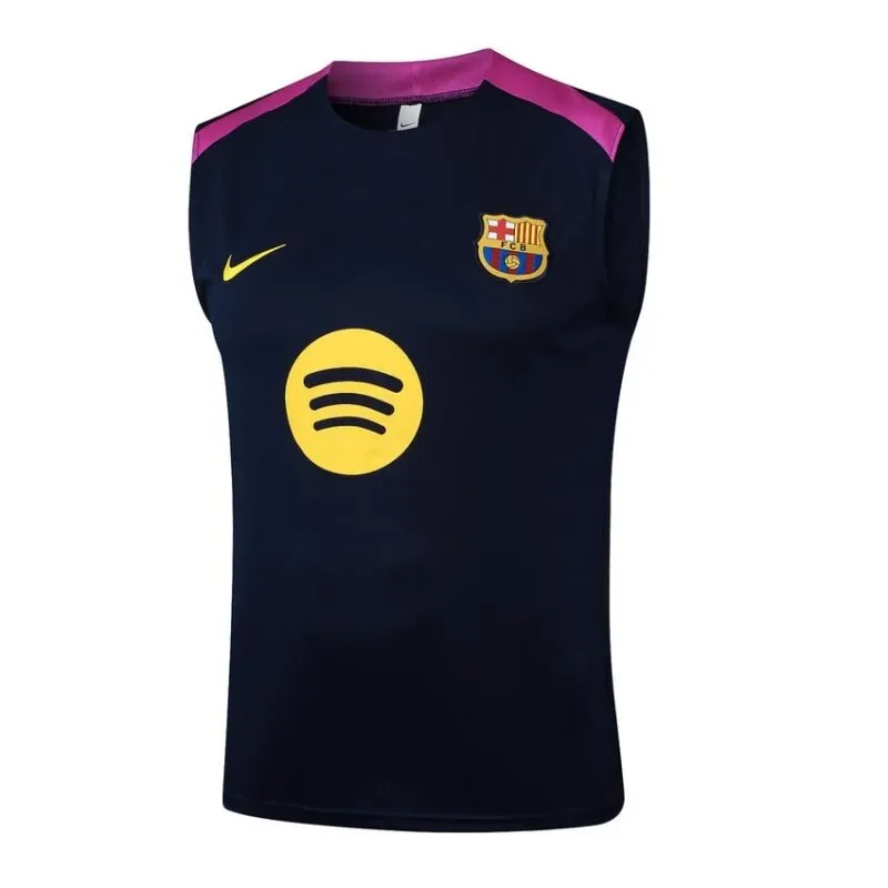 Barcelona 2025/26 Shorts und Tank-Top Set - Schwarz/Rosa