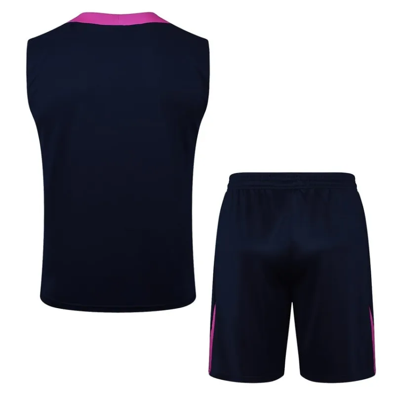 Barcelona 2025/26 Shorts und Tank-Top Set - Schwarz/Rosa