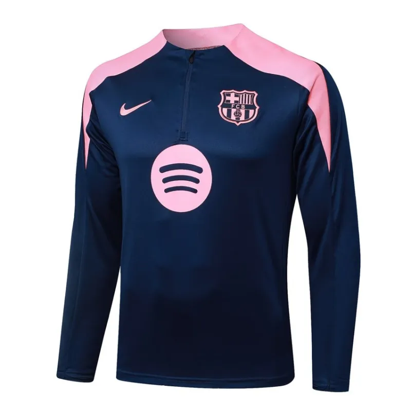 Barcelona 2025/26 Trainingsanzug - Blau/Rosa
