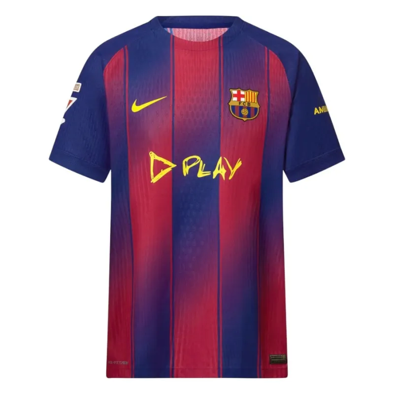 Barcelona X Ed Sheeran 2025/26 Maillot domicile collaboration - Rouge/Bleu