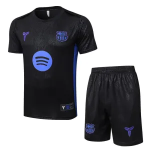 Barcellona 2025/26 Maglia da allenamento + Pantaloncini - Nera/Blu