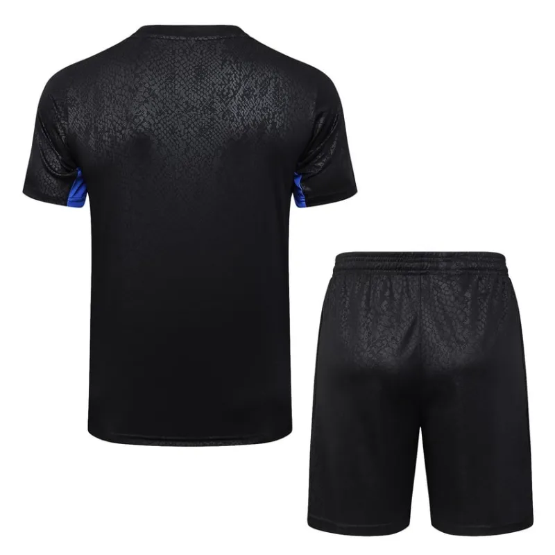 Barcelona 2025/26 Trainings Trikot + Shorts - Schwarz/Blau