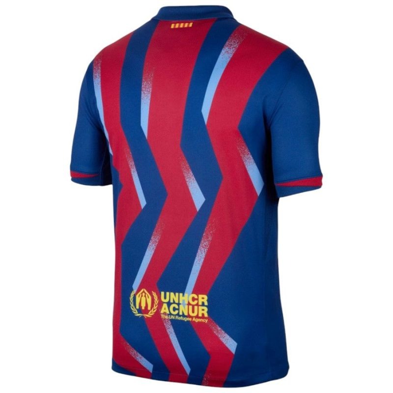 Barcelona 2025/26 Viertes Kinder-Set - Blau/Rot