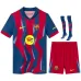 Barcelona 2025/26 Viertes Kinder-Set - Blau/Rot