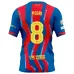 Barcelona PEDRI 2025/26 Cuarto Conjunto Infantil Camiseta - Azul/Rojo
