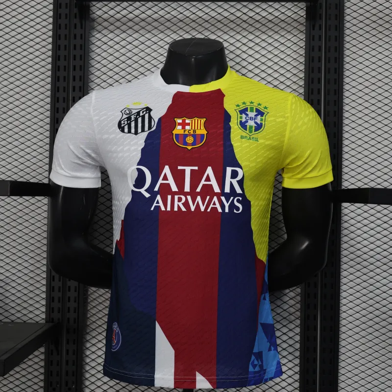 FC Barcelone NEYMAR.JR Maillot de Joueur Édition Spéciale 2025/26 - Bleu/Rouge