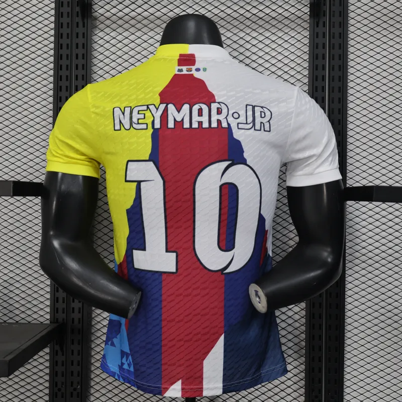 FC Barcelone NEYMAR.JR Maillot de Joueur Édition Spéciale 2025/26 - Bleu/Rouge