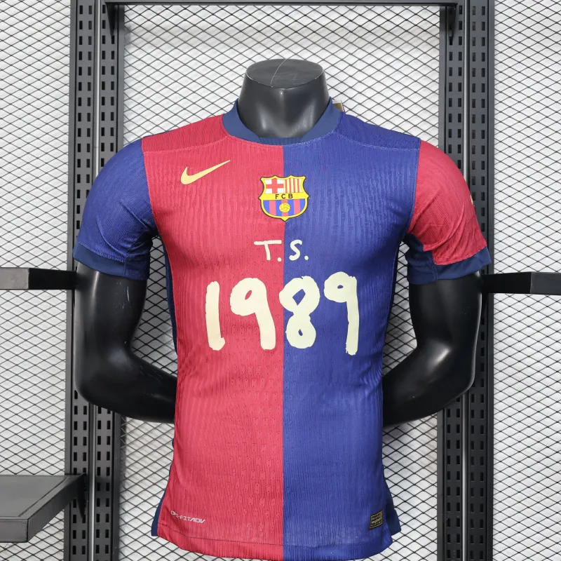 FC Barcelone Maillot de Joueur Édition Spéciale 2025/26 - Bleu/Rouge