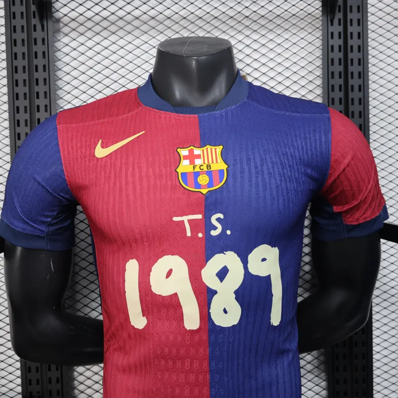 FC Barcelone Maillot de Joueur Édition Spéciale 2025/26 - Bleu/Rouge