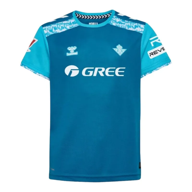 Terza maglia e pantaloncini per bambini di Real Betis 2024/25 - Blu