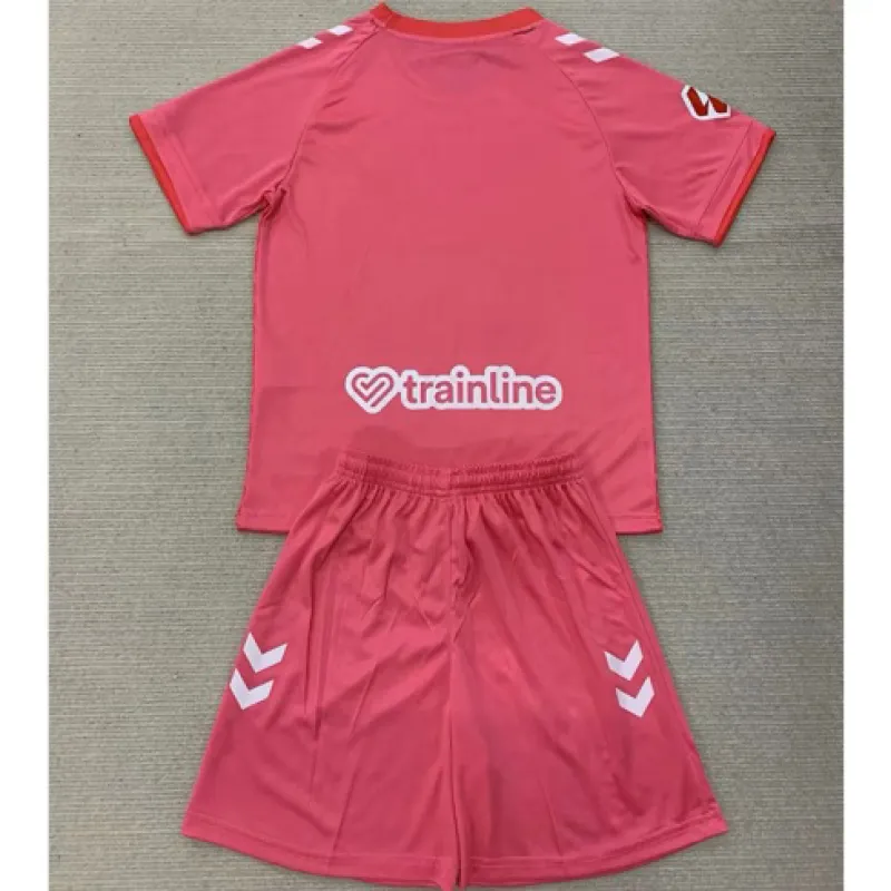 Maglia e pantaloncini di portiere per bambini di Real Betis 2024/25 - Rosa