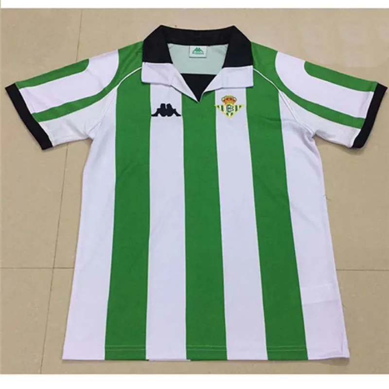 Camiseta retro de Real Betis 1998 local - Verde/Blanco