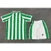 Maillot rétro pour enfants de Real Betis 1995 - 97 domicile - Vert/Blanc