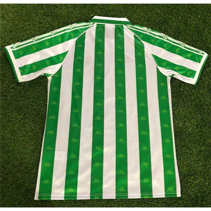Camiseta retro de Real Betis 1995-97 local - Verde/Blanco