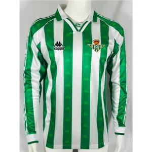 Real Betis Retro Long-sleeved Jersey 1995-97 Home - Green/White