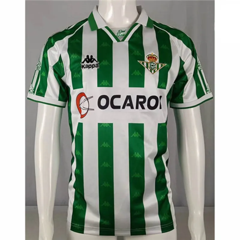 Camiseta retro de Real Betis 1995/96 local - Verde/Blanco