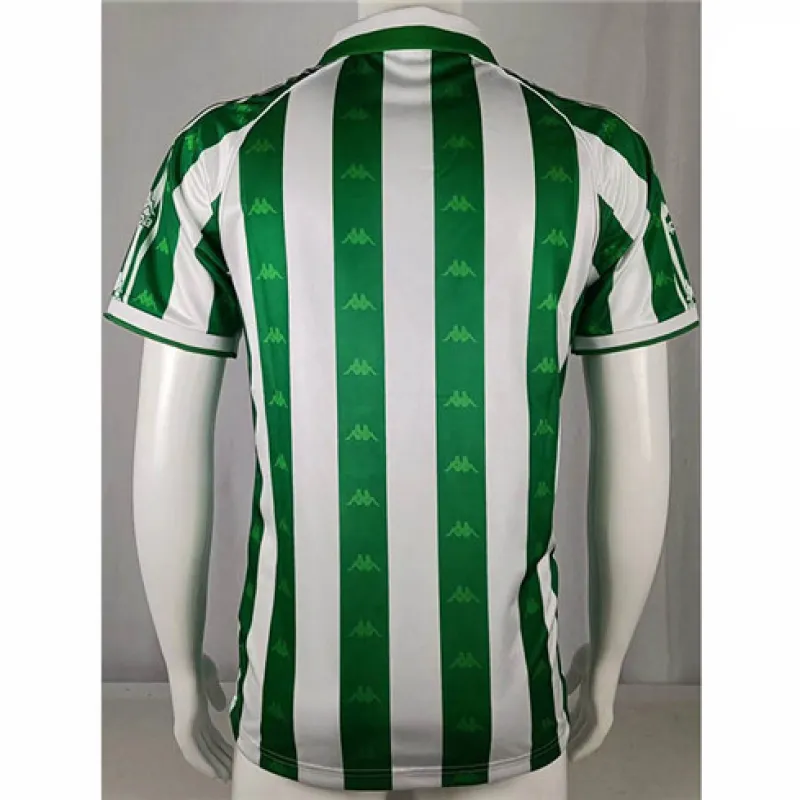 Camiseta retro de Real Betis 1995/96 local - Verde/Blanco