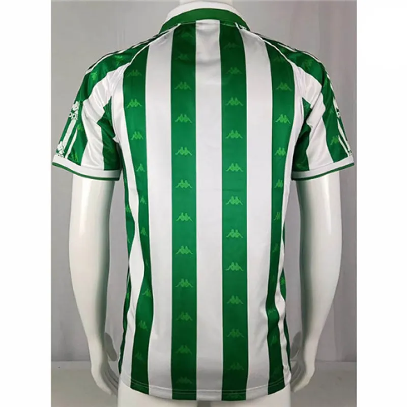 Camiseta retro de Real Betis 1996/97 local - Verde/Blanco