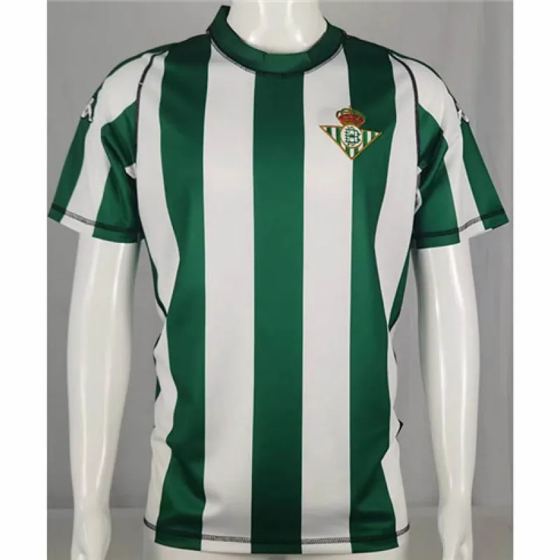 Camiseta retro de Real Betis 2003/04 local - Verde/Blanco