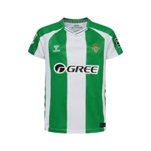 Camisa local infantil del Real Betis 2025/26 - Verde/Blanco