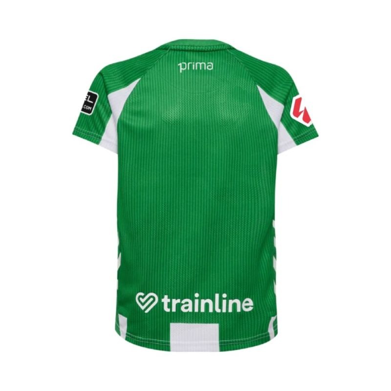 Camisa local infantil del Real Betis 2025/26 - Verde/Blanco