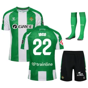 ISCO Set di maglia infantile di casa del Real Betis 2025/26 - Verde/Bianco
