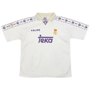 Real Madrid 1996/97 Retro Home Jersey - White