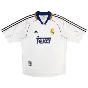 Real Madrid 1998 2000 Retro Home Jersey - White