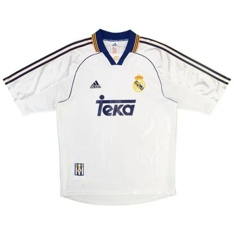 Real Madrid 1998 2000 Camiseta retro local - Blanca