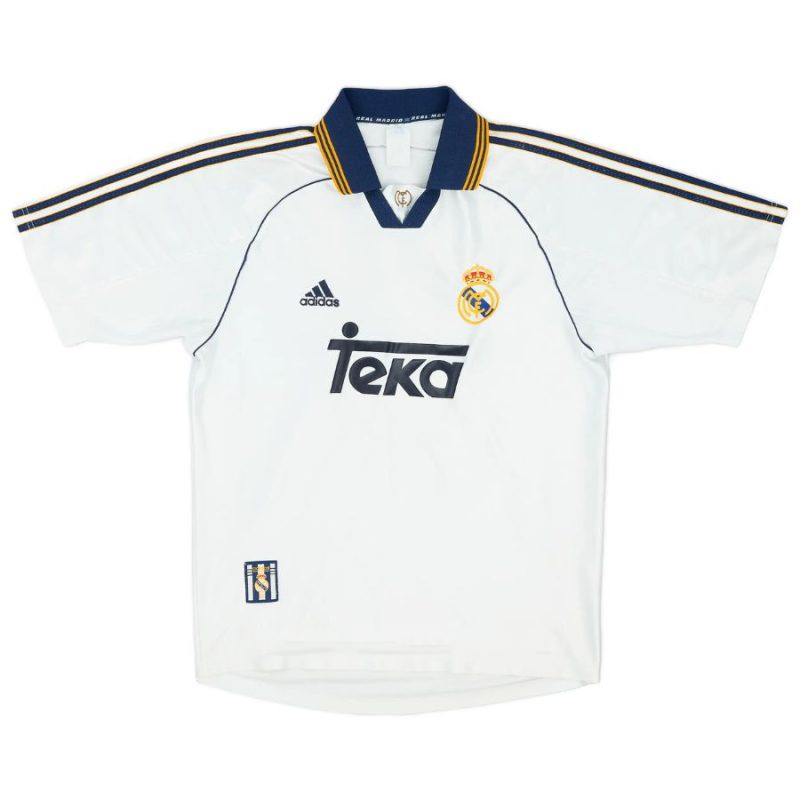 Real Madrid R.CARLOS 1998 2000 Camiseta retro local - Blanca