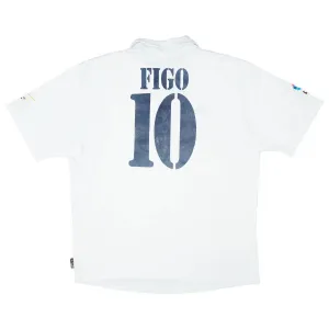 Real Madrid FIGO 2000/01 Retro-Heimtrikot - Weiß
