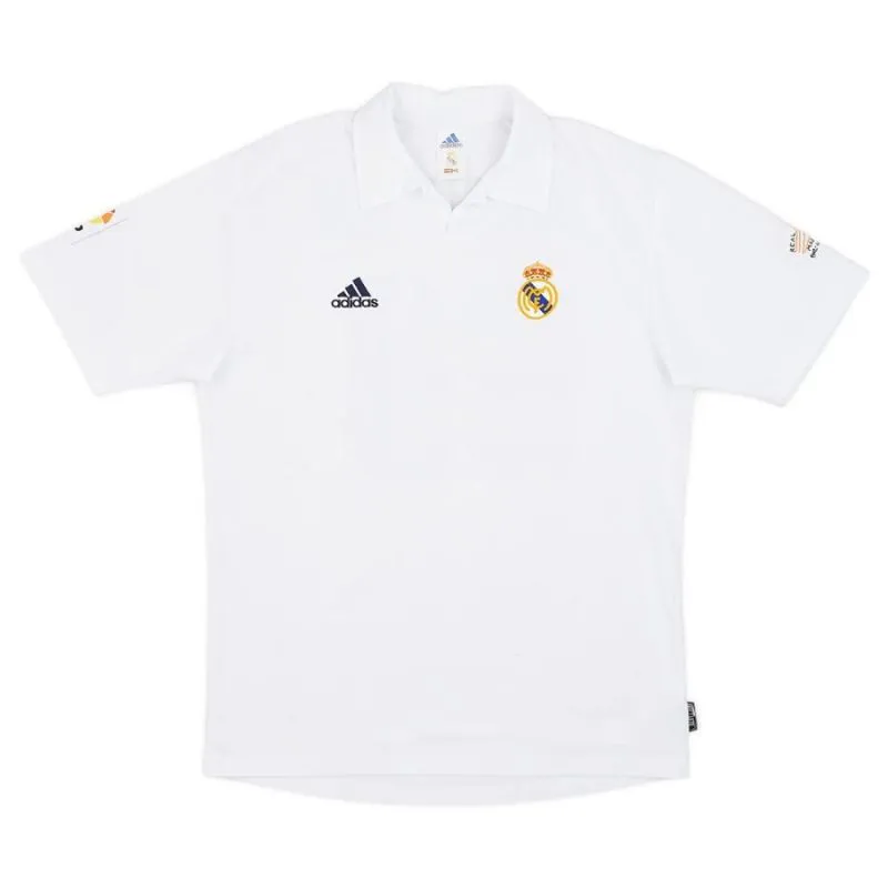 Real Madrid R.CARLOS 2002/03 Maillot domicile rétro - Blanc