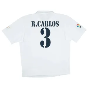 Real Madrid R.CARLOS 2002/03 Retro-Heimtrikot - Weiß