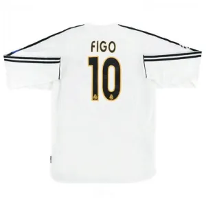 Real Madrid FIGO 2003/04 Retro-Heimtrikot mit langen Ärmeln - Weiß