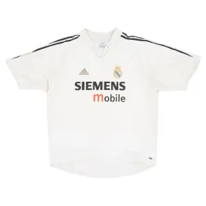 Real Madrid 2004/05 Maillot domicile rétro - Blanc