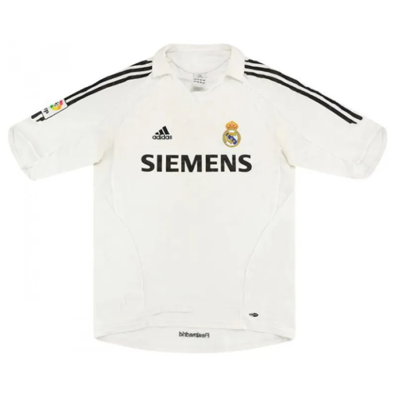 Real Madrid R.CARLOS 2005/06 Camiseta retro local - Blanca