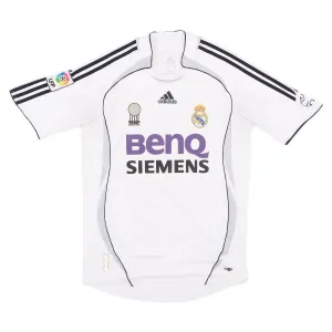 Real Madrid 2006/07 Maillot domicile rétro - Blanc