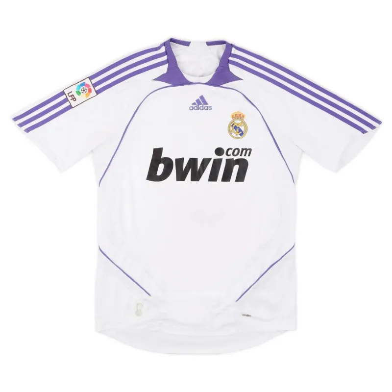 Real Madrid 2007/08 Retro Home Jersey - White