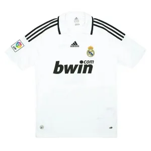 Real Madrid 2008/09 Maillot domicile rétro - Blanc