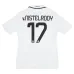 Real Madrid V.NISTELROOY 2008/09 Camiseta retro local - Blanca