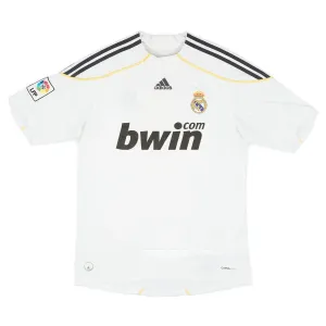 Real Madrid 2009/10 Maillot domicile rétro - Blanc