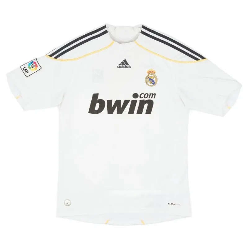 Real Madrid 2009/10 Camiseta retro local - Blanca