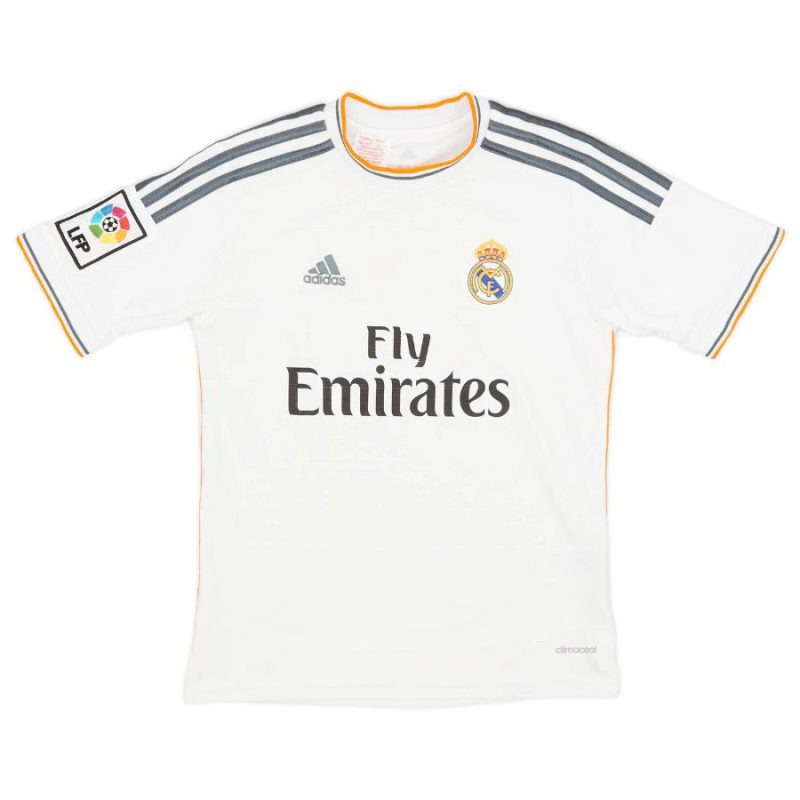Real Madrid 2013/14 Retro Home Jersey - White