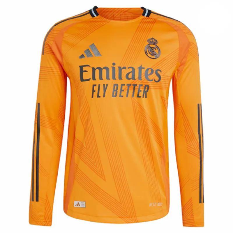 Real Madrid Langarmtrikot 2024/25 Auswärtsspiel - Orange