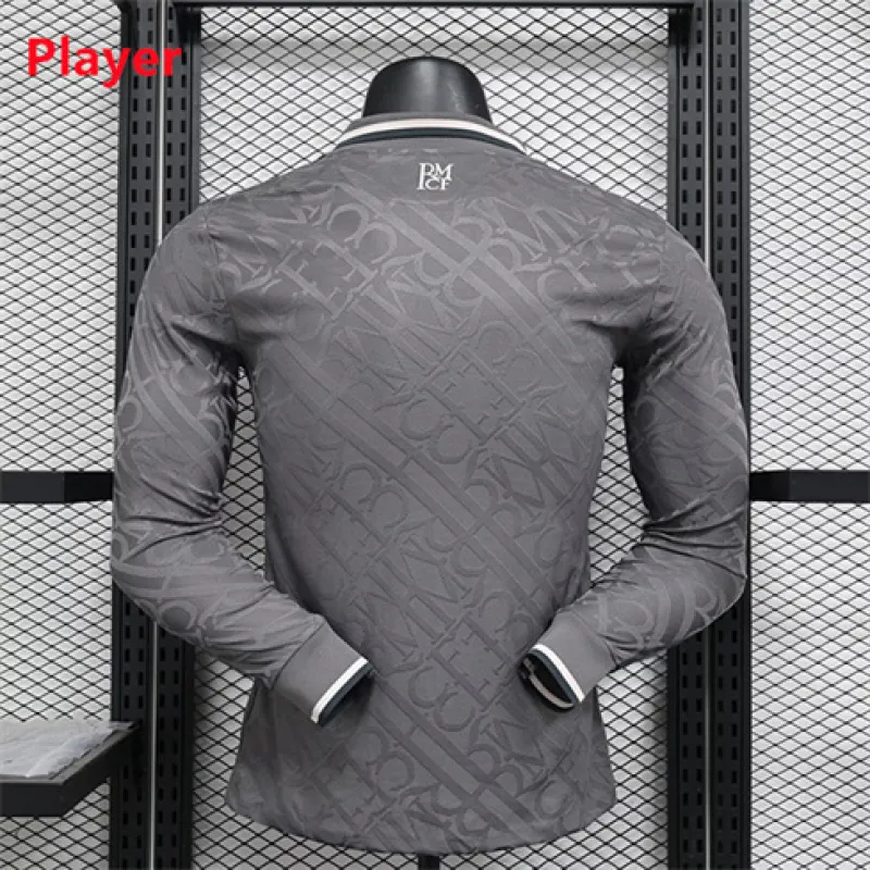 Tercer camiseta de mangas largas de la edición de jugador del Real Madrid 2024/25 - Gris