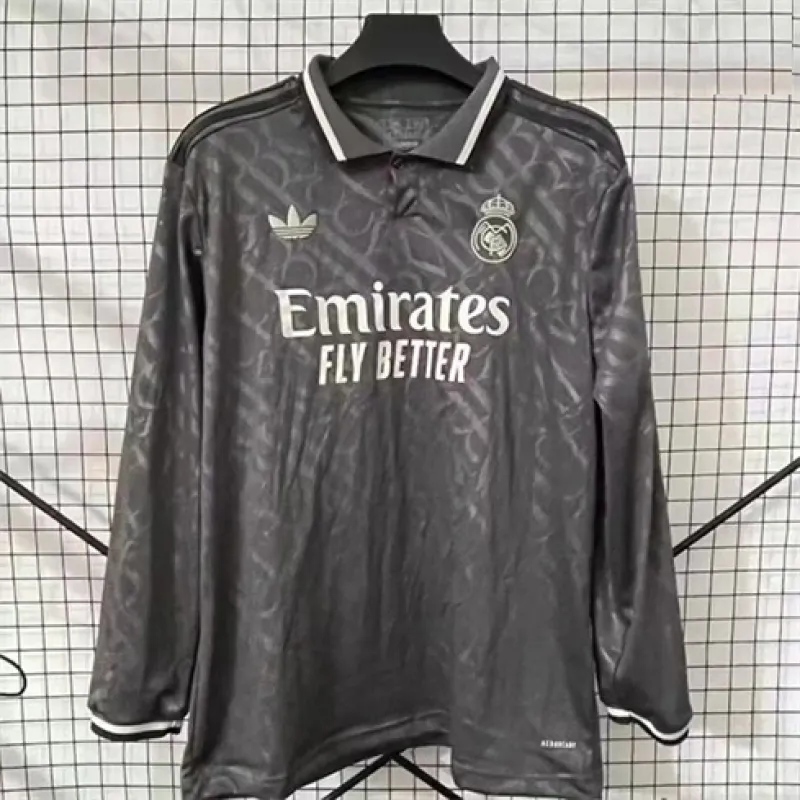 Tercer camiseta de mangas largas del Real Madrid 2024/25 - Gris