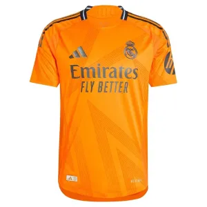Real Madrid 2024/25 maglia trasferta giocatore arancione